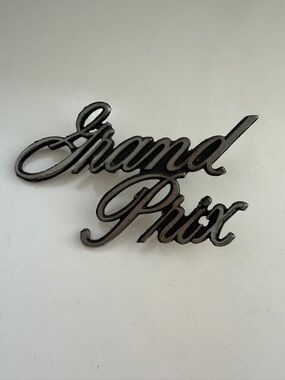 Vintage 1970’s Grand Prix OEM Fender Badge Emblem